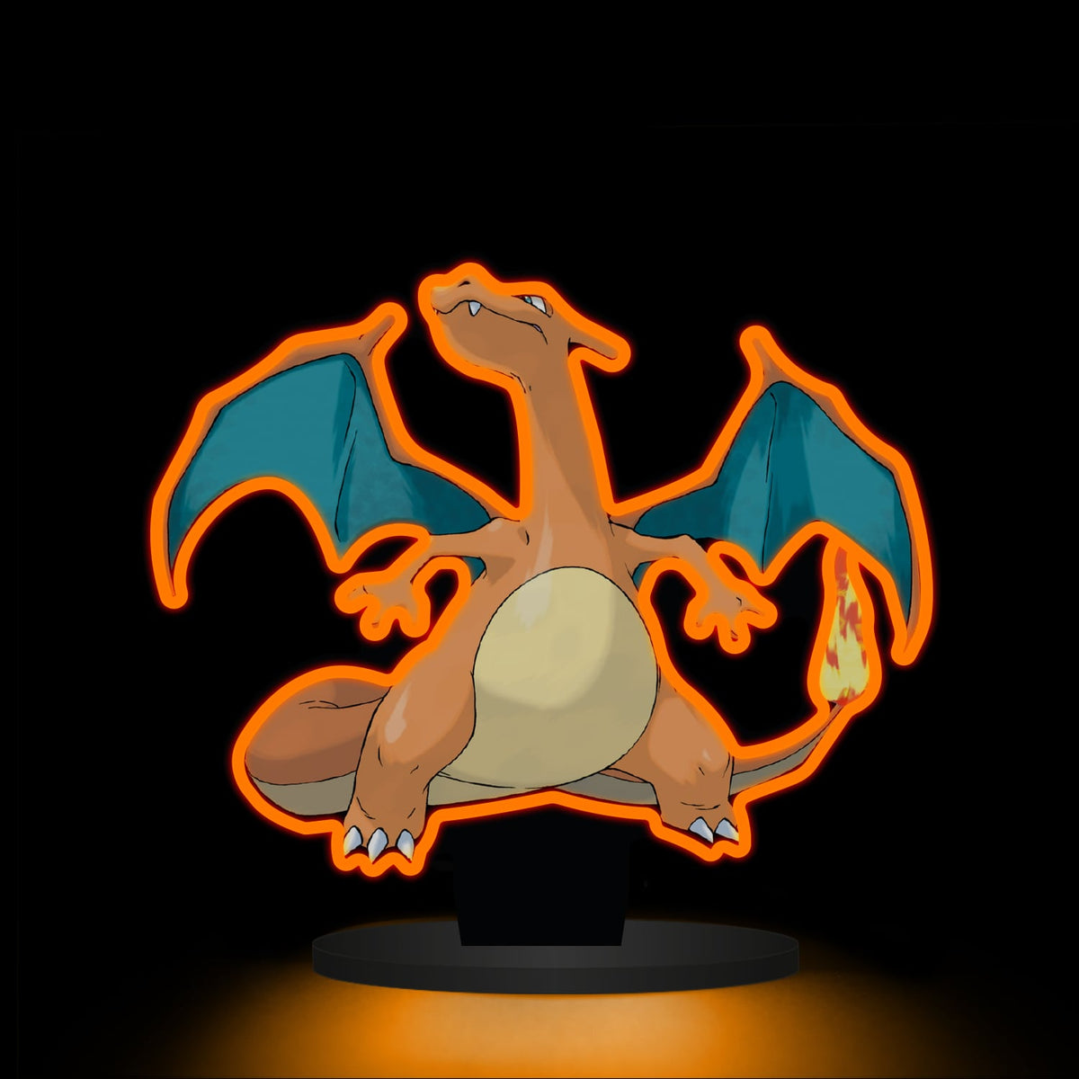 Lampada da Muro Pokemon Charizard Neon - ND - Idee regalo